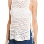 Rails Ashton Ivory Knit Crochet Sleeveless Top Size XS Photo 0