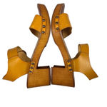 MIA Women's Slingback Wedge Sandals Yellow Tan Size 10 Casual Summer Photo 6