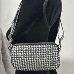 Lug Black and White Houndstooth Waist/ Shoulder Bag Photo 0