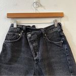 AGOLDE Women's Criss Cross Raw Hem Short Size 24 Hitchhike Photo 2