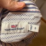 Vineyard Vines ‎ blue white striped performance vented button down shirt size 0 Photo 6