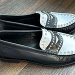 Sandro TWO-TONE STUDDED LOAFERS Photo 3