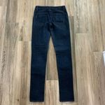 Paige Women’s 24 Jeans Skyline Skinny Low Rise Twilight Dark Denim Blue Stretch Photo 8