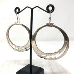 Sterling Silver  vintage hoops, 13.6g Photo 4