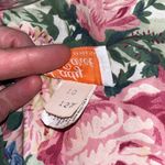 Vintage 80s Rose Garden Belted Dress Lady Carol of New York Pink Size L Photo 10