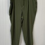 On 34th women's olive green plus size pull on pants drawstring size 3X Photo 3