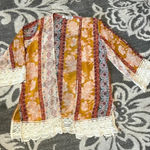 Jolt  sheer kimono. Like new. Size XS. Lace hem and on the arms. Dressy or casual Photo 0