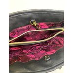 Betsey Johnson Cream & Black Heart Quilted Hearts Crossbody Bag EUC Medium Size Photo 4