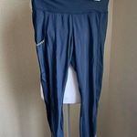 GARNEAU CYCLING blue athletic bike leggings | small Photo 0