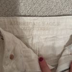 American Eagle  cream denim shorts. Stars and Stripes details on back pockets Photo 2