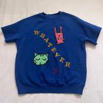 Forever 21  Women's Whatever Cat Bunny Graphic T-Shirt Photo 0