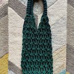 Handmade Macrame Bag Green Photo 0
