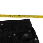 Harley Davidson #1 American flag size 6 black jeans straight leg Photo 1