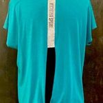 Victoria's Secret Victoria Sport Metallic Black back strap & Green Open Back top- size SP Photo 2