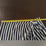 J.Crew sarong skirt navy white stripe lined slit sz 6 NWT preppy office work Photo 6
