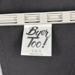 VTG Byer Too! Dress 2 Black Racerback Button Front Whimsigoth Dark Academia Y2K Photo 4