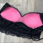 PINK - Victoria's Secret PINK by Victoria’s Secret Eyelet Lace Underwire Bralette Black XS Photo 11