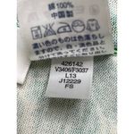 Lands' End Lands’ End green lime lightweight supima cotton button down cardigan, size large Photo 6