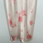 Vintage Floral Pink Lace Trim Satin Slip Nightgown Private Luxury Fairycore Size M Photo 3