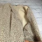 Loveriche animal print swing dress tan/brown womens size medium short‎ sleeve Brown Photo 6