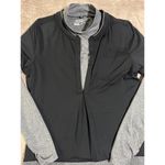 Nike  Golf‎ Tour Premium Women's Double Layer Top Long Sleeve Black Gray Sz Small Photo 1