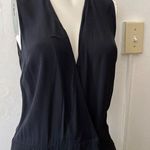 ALC Frank A.L.C. Sleeveless tuxedo Black Vneck wrap style Blazer Jumpsuit pantsuit XS Photo 8