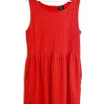 Anthropologie Deletta Embossed Orange Mini Dress Photo 2
