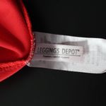 Leggings Depot Red Joggers Pants Elastic Drawstring Waist Soft Pockets Small Photo 2