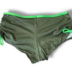 Bikini with Floral Design boyshort cheeky Green Size L Photo 2