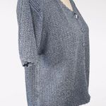 Sag Harbor VTG 90's Knit Short Sleeve Cardigan Sweater Silk Blend Large Photo 5