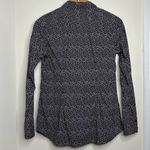 Ann Taylor  Dark Blue & Speckled Button Down Dress Shirt Women’s Size 6 Cotton Photo 4