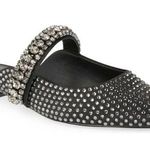 Kurt Geiger London Princely Jeweled Mules Rhinestone Black Size EU 36.5 Photo 0