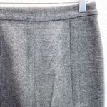 Shades Of Grey By Micah Cohen Gray Zip Front Career Business Pencil Skirt Photo 5