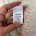 Lole Sweater Size L Ivory Wool Blend Loose Knit Crew Neck Chunky Long Sleeve Photo 5