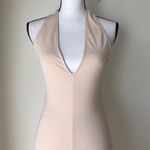 Free People Cream Halter Maxi Jumpsuit Photo 1