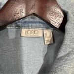 LOGO By Lori Goldstein  Light Wash Blue Denim Vest Sleeveless 8 Photo 2