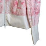 Zella Pink and White Women's Zip-Up Jacket Size XL Sporty Athletic Golf Tennis Photo 4