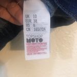 Top Shop Moto Denim mini skirt SZ W28/6 Photo 5