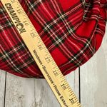 Piper & Blue Large Red Tartan Plaid Slouch Hobo Bag Holiday Christmas Classic Photo 11
