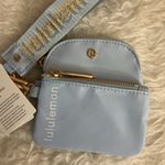 Lululemon  athletica Light Blue Wristlet with Gold Accents Photo 2