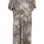Faithfull the Brand Meadows Midi Dress in Signe Animal Print Size 6 Summer Photo 3