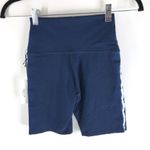 Electric & Rose Womens Bike Shorts Activewear Stretch High Rise Tie Dye Blue XS Photo 1