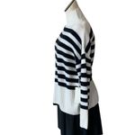 Joie NWT  100% Cashmere Striped Mock Neck Long Sleeve Sweater Pullover Jumper Photo 3
