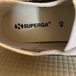 Superga  Classic White Sneakers with Black Stripes Photo 4