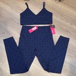 Terez SET  BNwT RED SOX ACTION V-NECK BRA IN MONOGRAM NAVY Large Photo 2