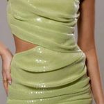 Green Sparkly Mini Dress Size XS Photo 1