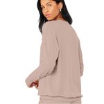 Alo Yoga  Soho Pullover in Dusty Pink Photo 2