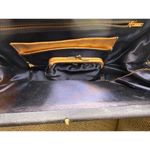 Vintage Black Women's Handbag with Gold Photo 3