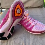 Nike Pink Flyknit Lunar2 Athletic Shoes Photo 5