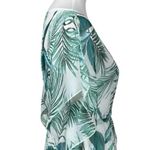 Kona Sol  Beach Coverup Midi Dolman Sleeves Green Palm Leaf Women’s Size Small Photo 6